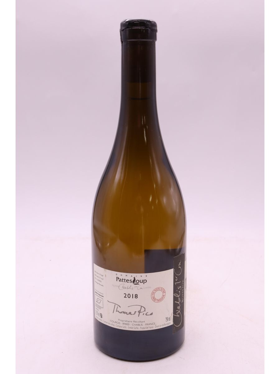 photo du vin Pattes Loup Chablis 1er Cru Butteaux Mise Tardive 2018