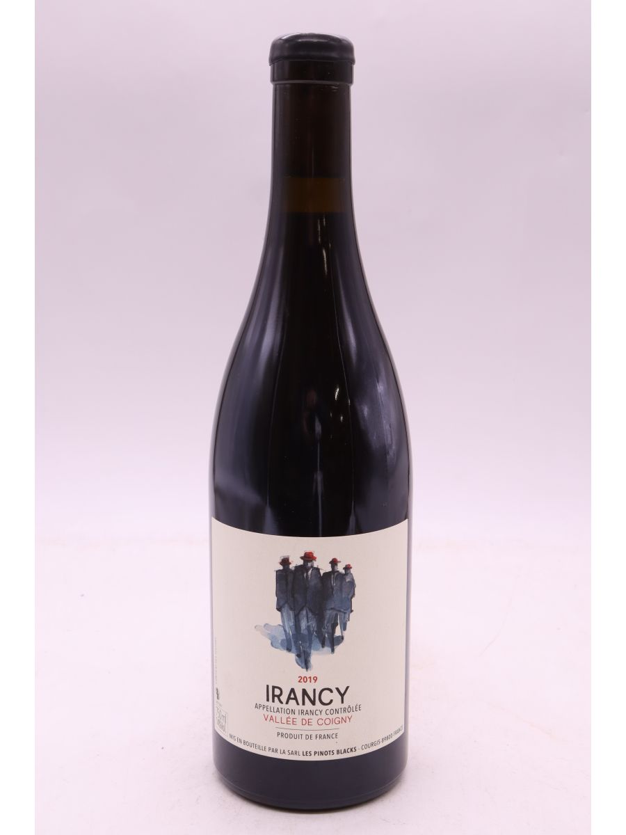 vue du vin les Pinots Blacks Irancy Vallée de Coigny 2019