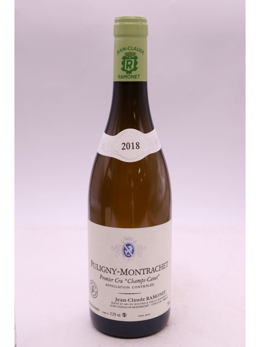 image du vin Ramonet Puligny Montrachet 1 Cru Champs Canet 2018