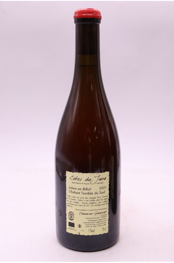 Jean François Ganevat Côtes du Jura Pinot Noir Julien en Billat l'Enfant Terrible du Sud 2021
