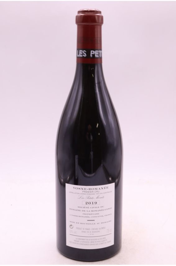 Romanée Conti Vosne Romanée 1er cru Les Petits Monts 2019