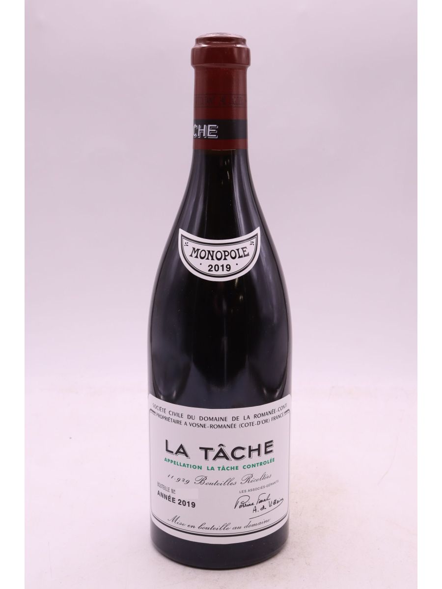 image du vin Romanée Conti la Tâche 2019