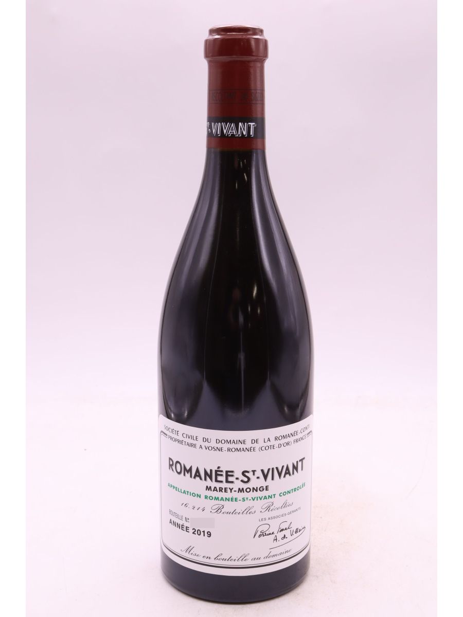 vue du vin Romanée Conti Romanée Saint Vivant 2019