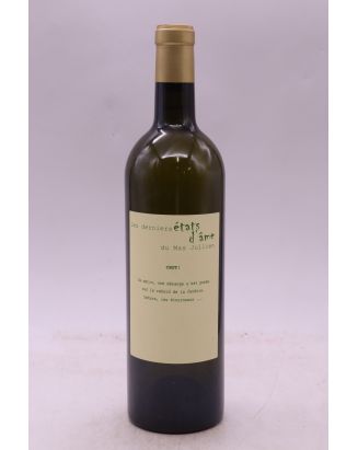 Mas Jullien Côteaux du Languedoc Etats d'Ame Chut 2024 Blanc