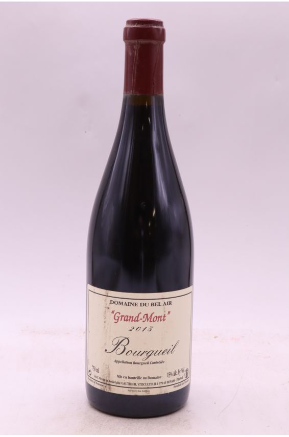 Bel Air Bourgueil Grand Mont 2015