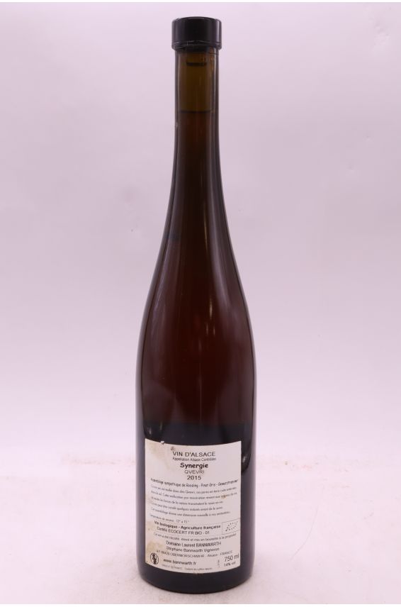 Laurent Bannwarth Alsace Synergie Qvevri 2015
