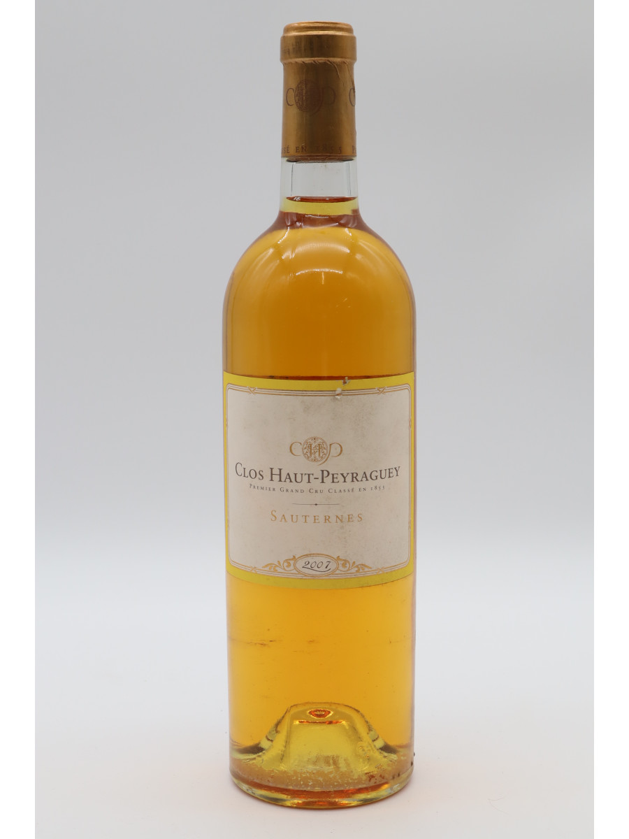 photo du vin Clos Haut Peyraguey 2007