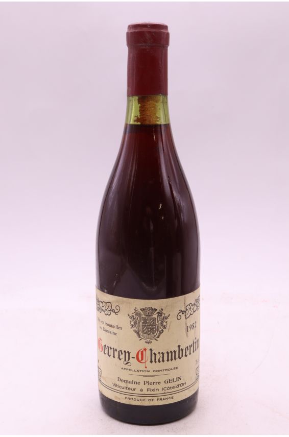 Pierre Gelin Gevrey Chambertin 1982