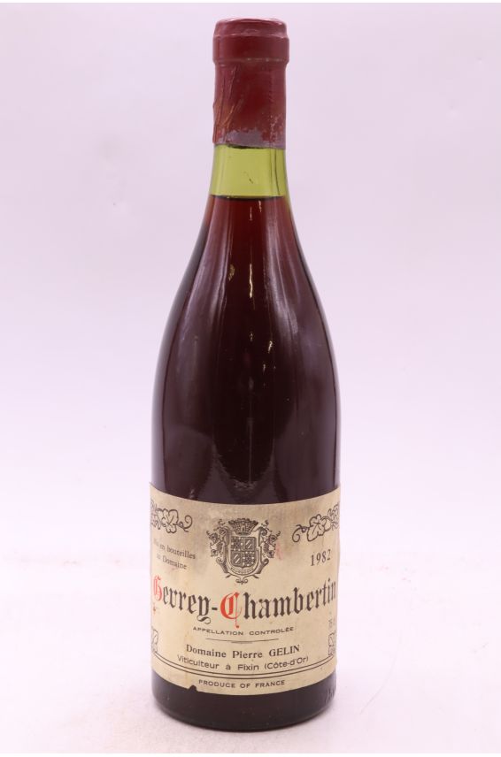 Pierre Gelin Gevrey Chambertin 1982