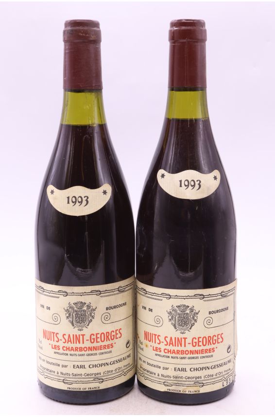 Chopin Gesseaume Nuits Saint Georges Les Charbonnières 1993