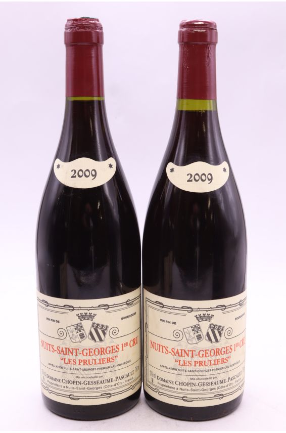Chopin Gesseaume Nuits Saint Georges 1er cru Les Pruliers 2009
