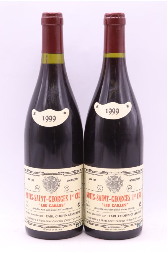 Chopin Gesseaume Nuits Saint Georges 1er cru Les Cailles 1999