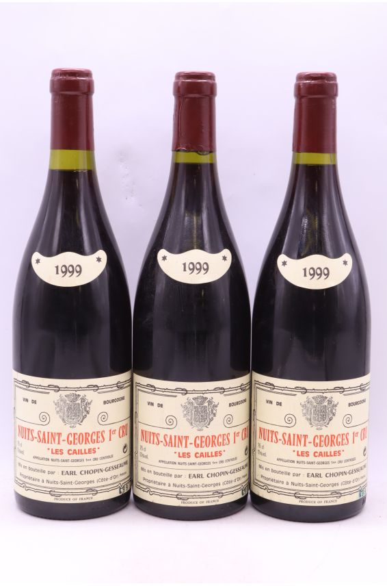 Chopin Gesseaume Nuits Saint Georges 1er cru Les Cailles 1999