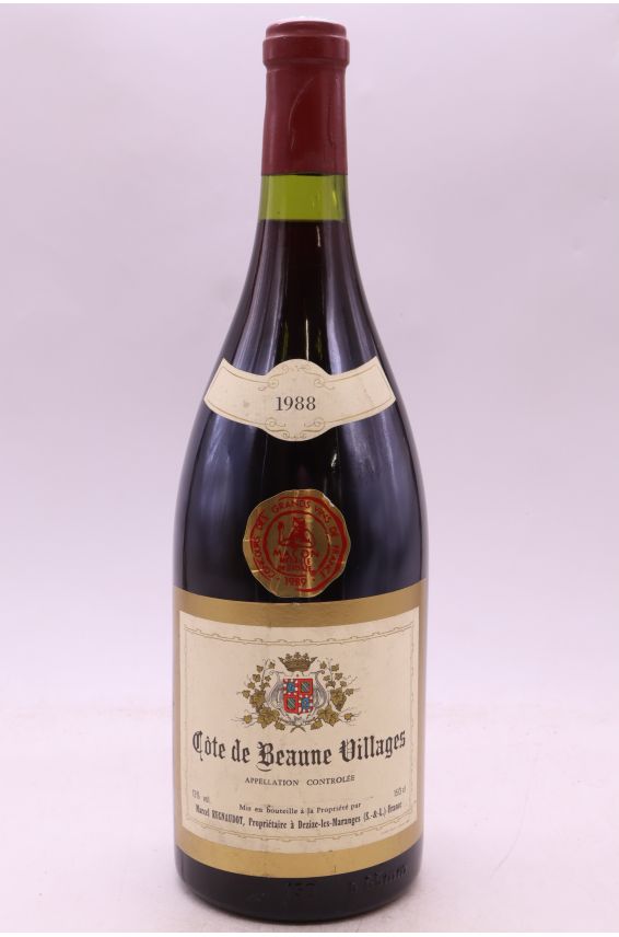 Marcel Regnaudot Côte de Beaune Villages 1988 Magnum