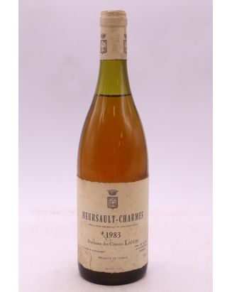Comtes Lafon Meursault 1er cru Charmes 1983 - PROMO -15% !