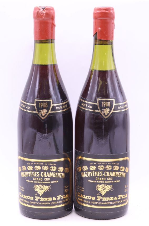 Camus Mazoyères Chambertin 1988 - PROMO -10% !