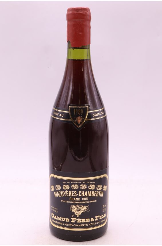 Camus Mazoyères Chambertin 1989