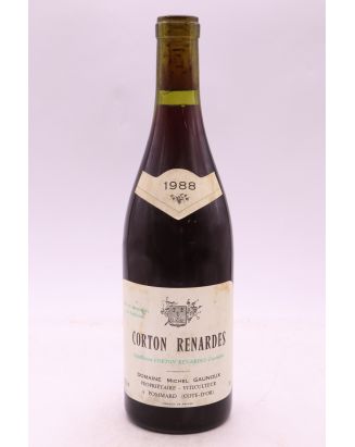 Michel Gaunoux Corton Renardes 1988 - PROMO -5% !