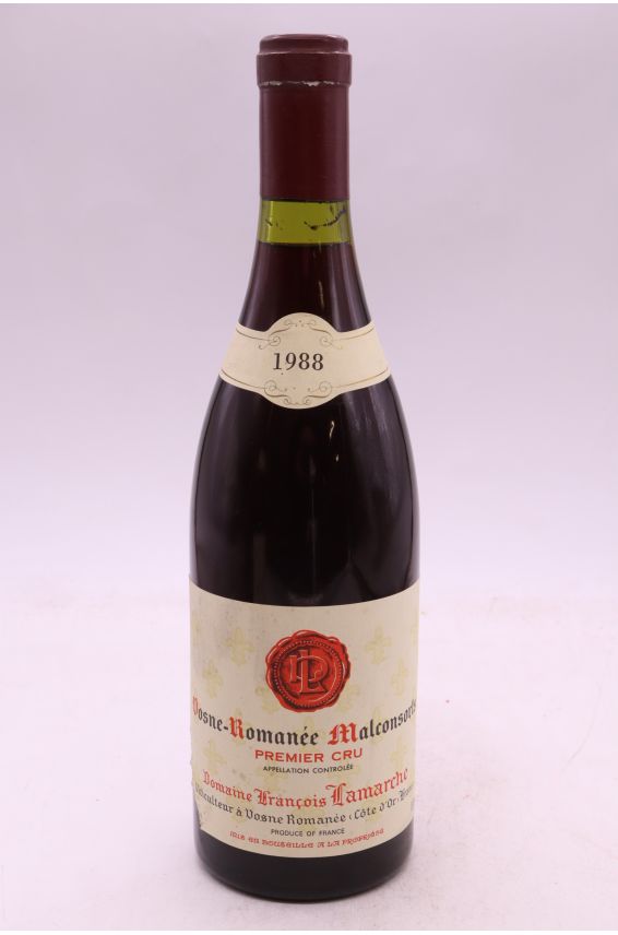 François Lamarche Vosne Romanée 1er cru Les Malconsorts 1988