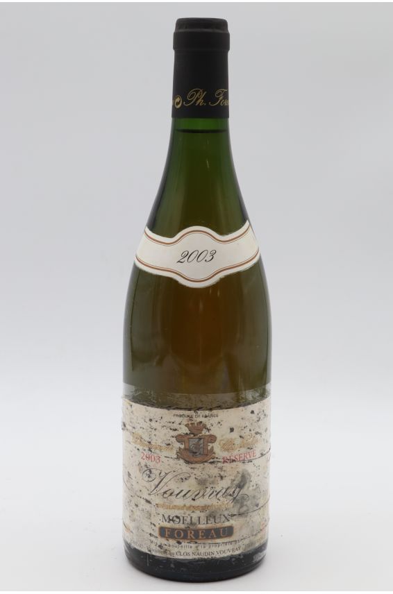 Foreau Vouvray Moelleux Réserve 2003 - PROMO -5% !