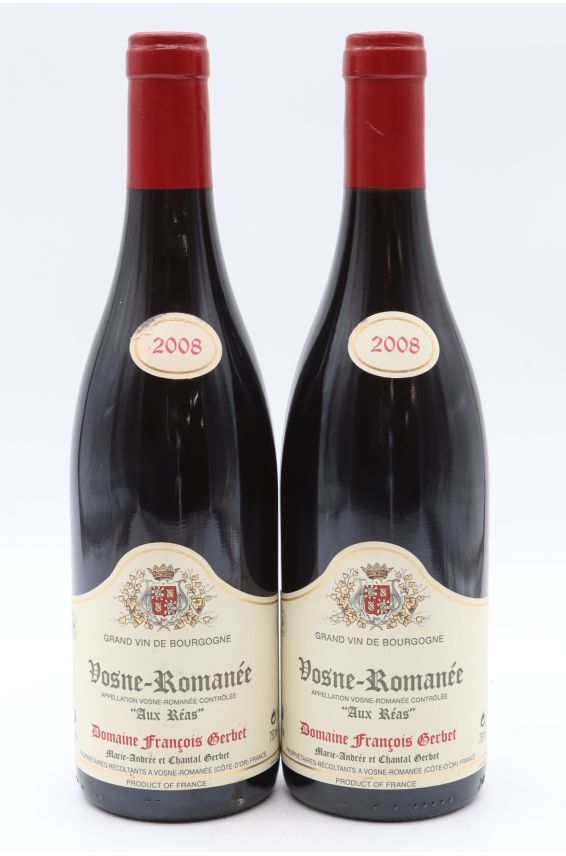 François Gerbet Vosne Romanée Aux Réas 2008