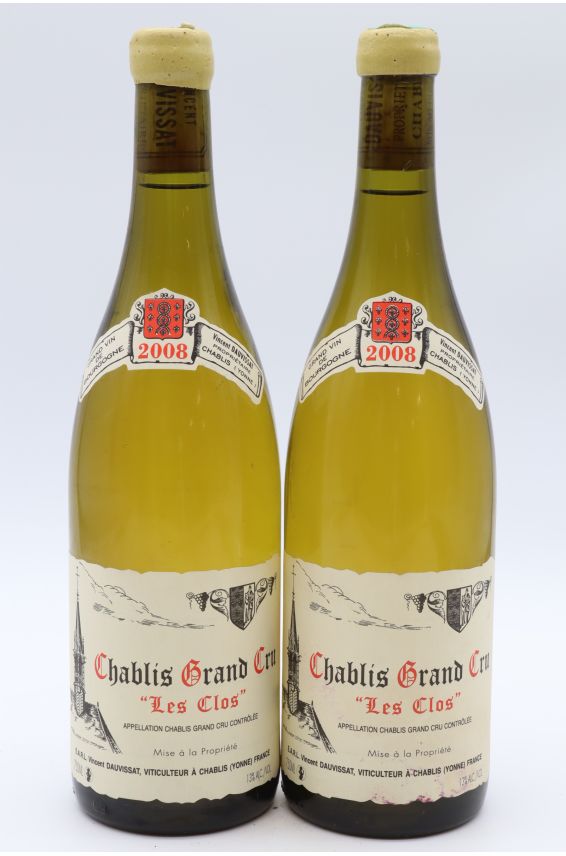 Vincent Dauvissat Chablis Grand Cru Les Clos 2008