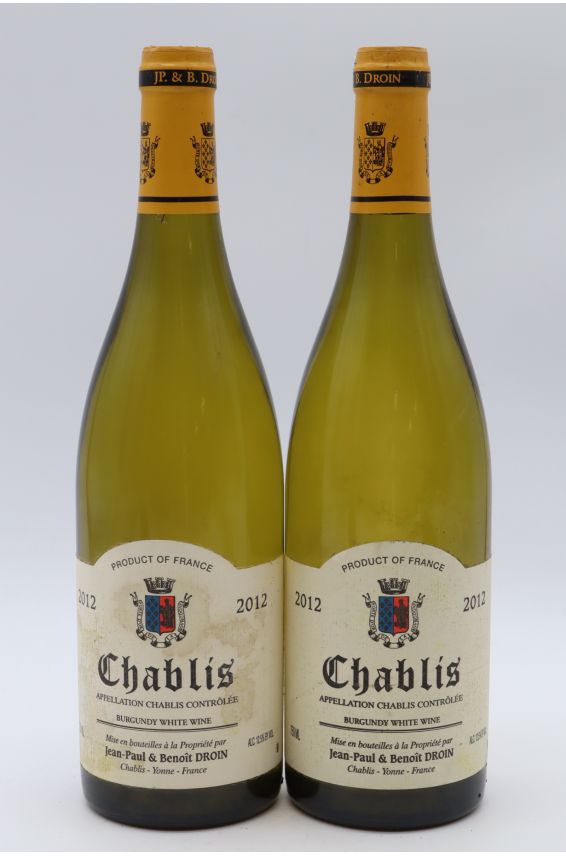 Jean Paul Droin Chablis 2012