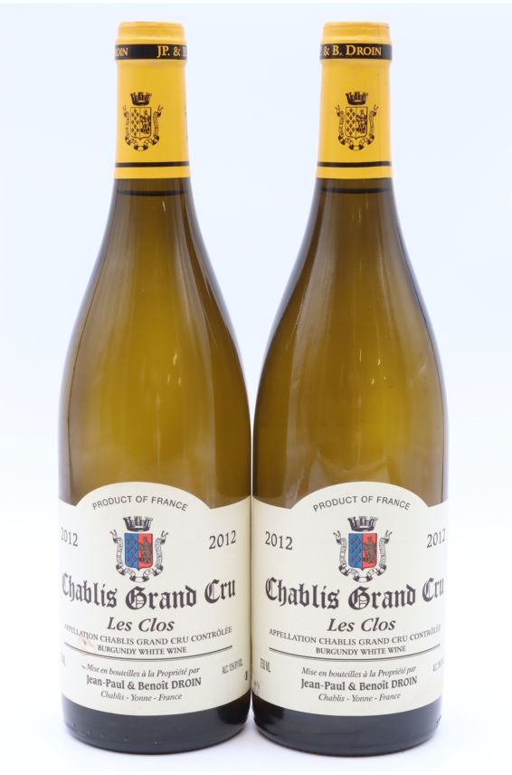 Jean Paul Droin Chablis Grand Cru Les Clos 2012