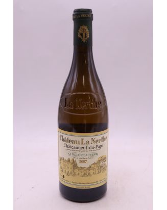 La Nerthe Châteauneuf du Pape Clos de Beauvenir 2007 white