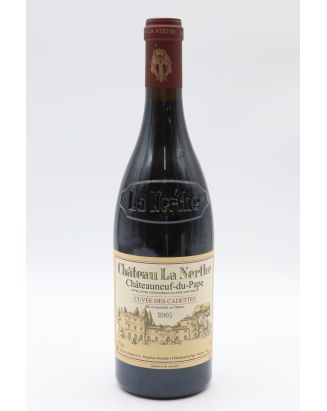 La Nerthe Châteauneuf du Pape Cuvée des Cadettes 2005