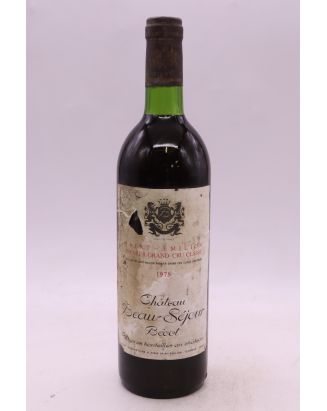 Beauséjour Bécot 1978 -10% DESCONTO !