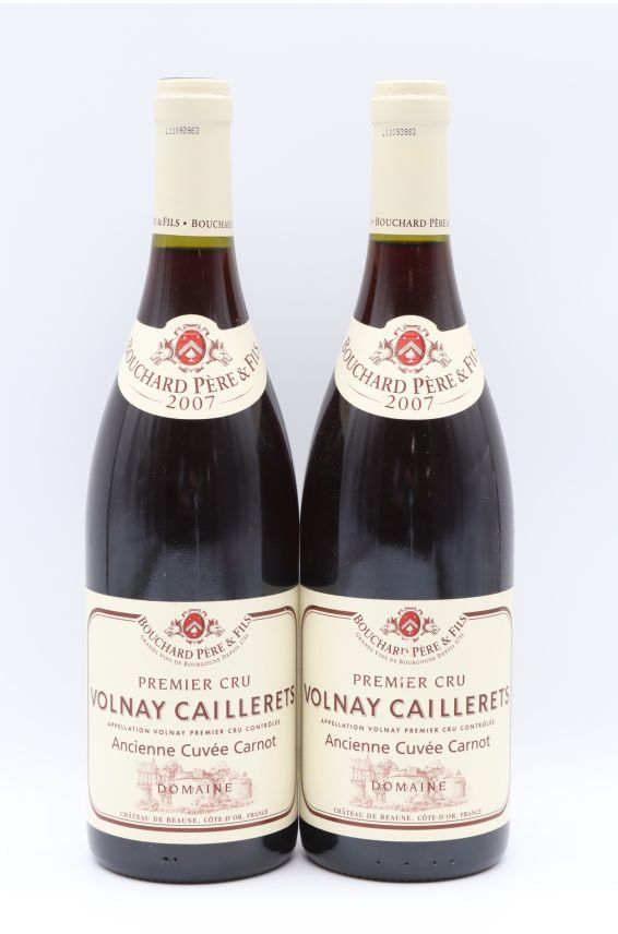 Bouchard P&F Volnay 1er cru Caillerets Ancienne cuvée Carnot 1er cru 2007