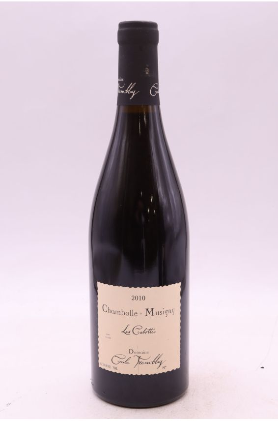 Cécile Tremblay Chambolle Musigny Les Cabottes 2010