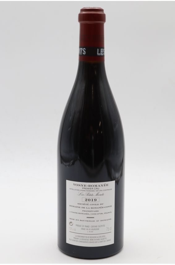 Romanée Conti Vosne Romanée 1er cru Les Petits Monts 2019