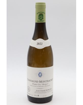 Ramonet Chassagne Montrachet 1er cru Morgeot 2022 blanc
