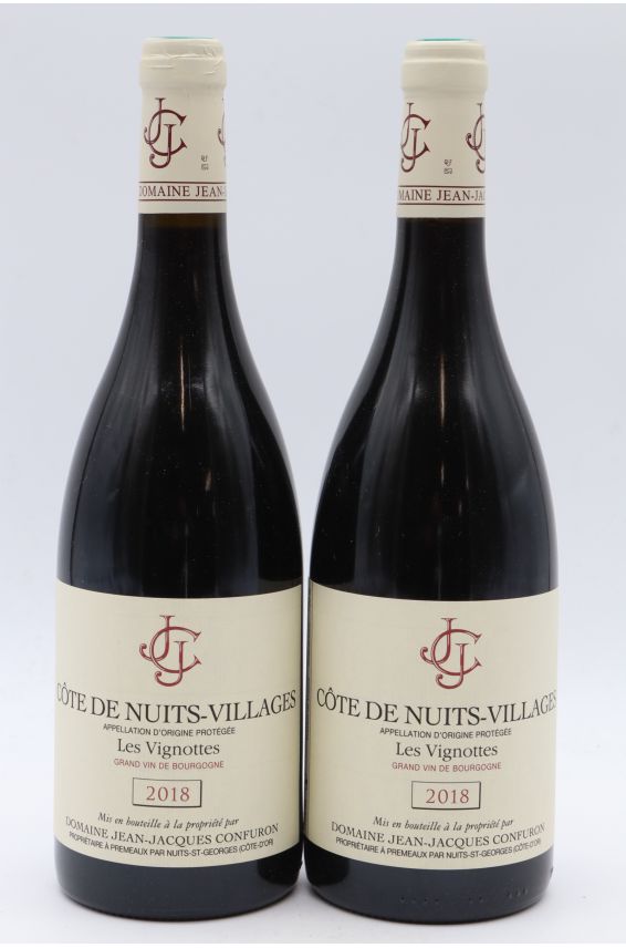 Jean Jacques Confuron Côte de Nuits Villages Les Vignottes 2018
