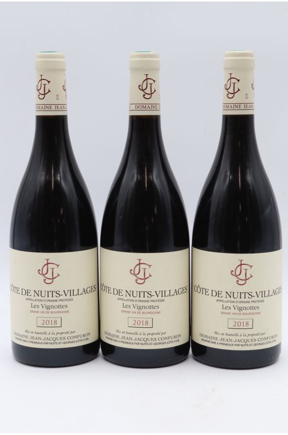 Jean Jacques Confuron Côte de Nuits Villages Les Vignottes 2018