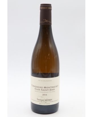 Thomas Morey Chassagne Montrachet 1er cru Clos Saint Jean 2014 Blanc