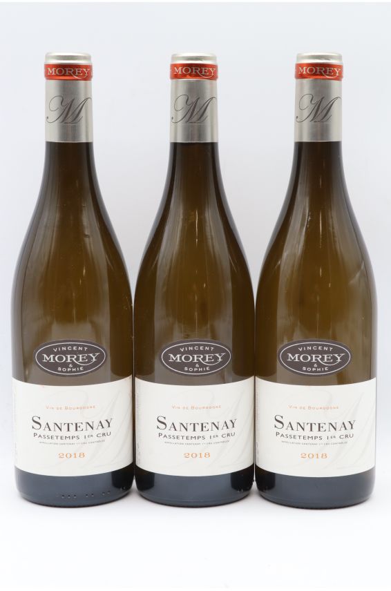 Vincent Morey Santenay 1er cru Passetemps 2018 blanc