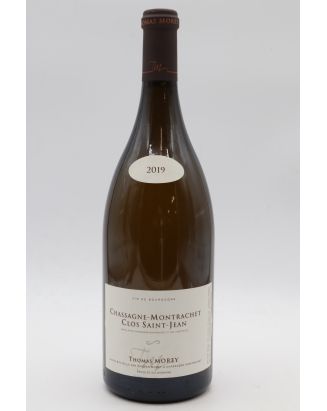 Thomas Morey Chassagne Montrachet 1er cru Clos Saint Jean 2019 Blanc Magnum