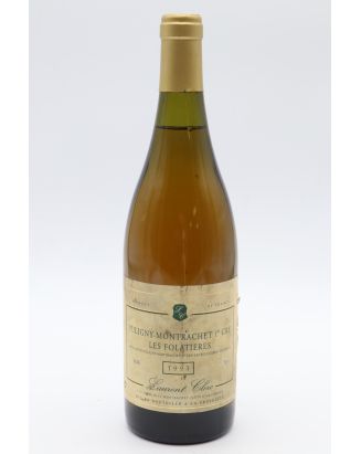 Laurent Clerc Puligny Montrachet 1er cru Les Folatières 1993