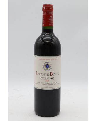 Lacoste Borie 2001