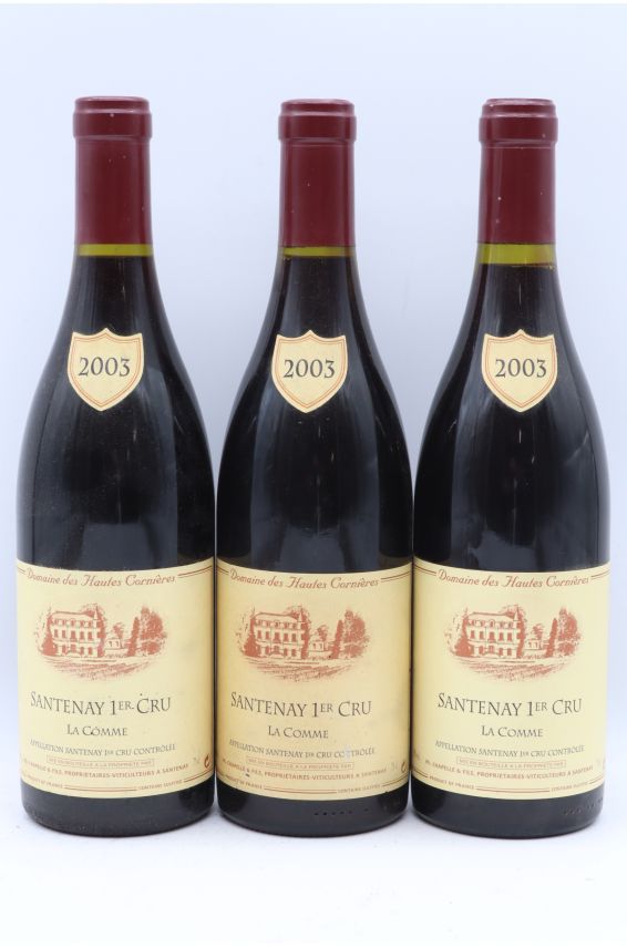 Des Hautes Cornières Santenay 1er cru La Comme 2003