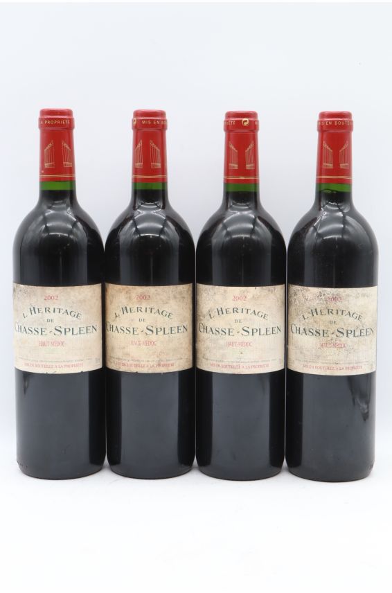 L'Héritage de Chasse Spleen 2002 - PROMO -5% !