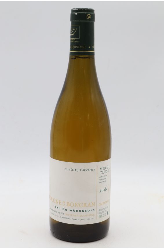 Bongran Viré Clessé Cuvée Thévenet 2016
