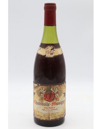 Jean Amiot Chambolle Musigny 1er cru Charmes 1986 - PROMO -15% !