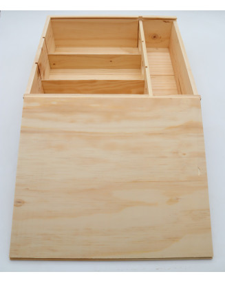 Confezione regalo - Cassetta legno per 3 bottiglie