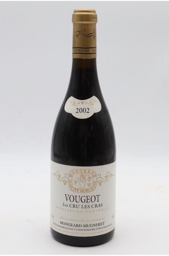 Mongeard Mugneret Vougeot 1er cru Les Cras 2002