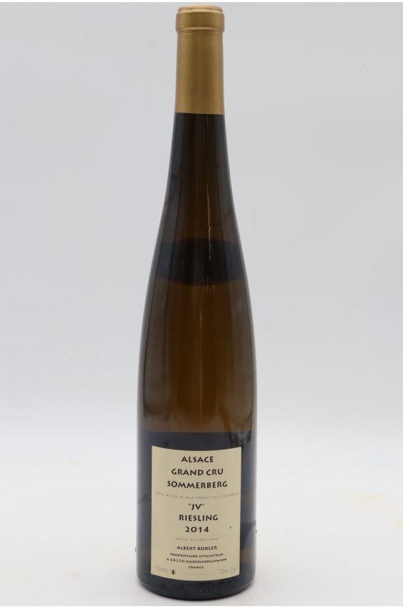 Albert Boxler Alsace Grand cru Riesling Sommerberg JV 2014 - PROMO -10% !