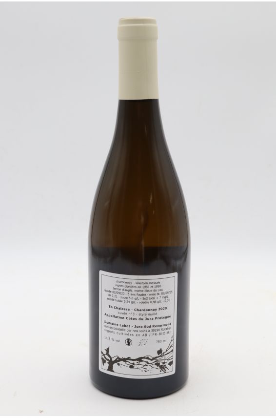Julien Labet Côtes du Jura Chardonnay En Chalasse N°3 2020
